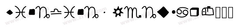 wingdings Regular字体转换